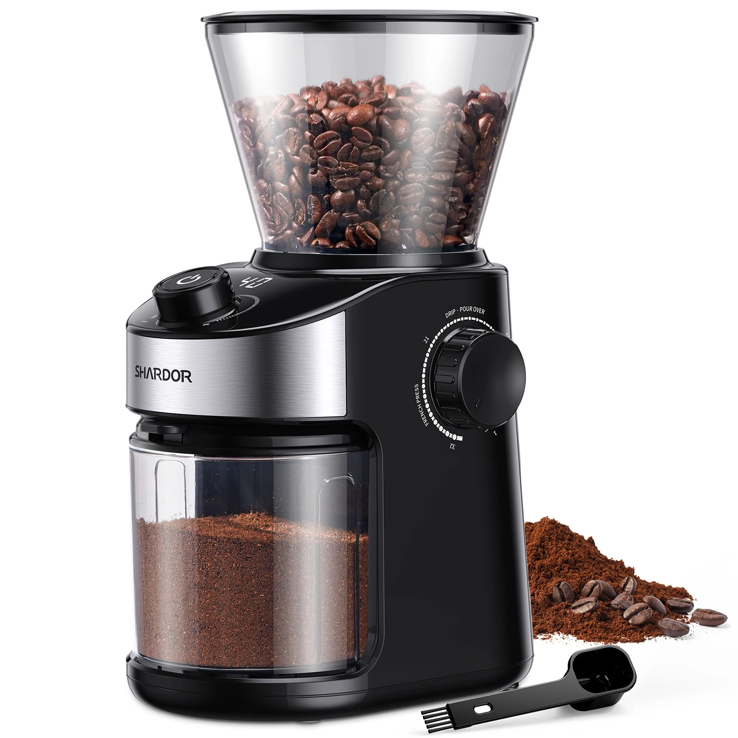 Small Grinder Coffee Burr 25 Adjustable Set Espresso Coffee Bean Coffee Electric 
Small Grinder Coffee Burr 25 Adjustable Set Espresso Coffee Bean Coffee Electric