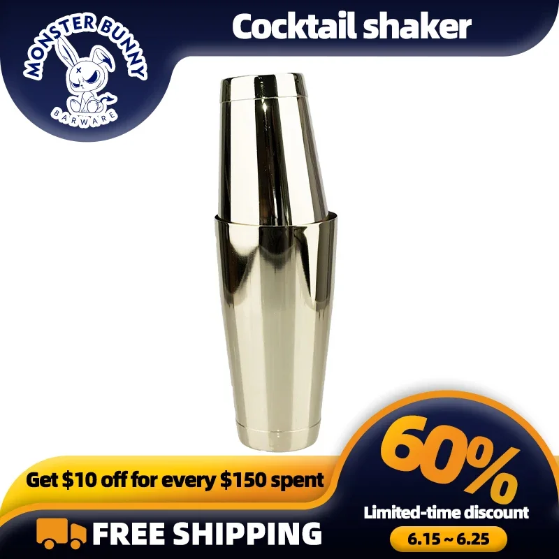 2024New Cocktail Shaker With, 750/550 ml Stainless Steel Mixer Bartender Drinks 2 Piece Cocktail Shakers Bar Tools
2024New Cocktail Shaker With, 750/550 ml Stainless Steel Mixer Bartender Drinks 2 Piece Cocktail Shakers Bar Tools