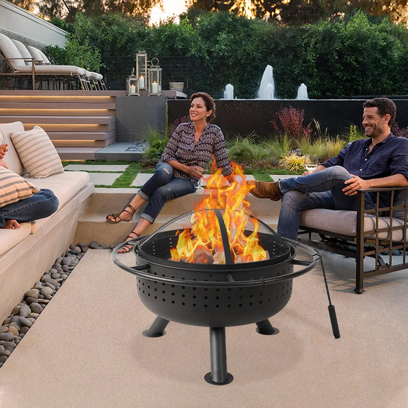 Courtyard Fire Pit for Tea Brewing and Grilling Outdoor Fire Pit for Heating Charcoal Grill and Home Fire Pit
Courtyard Fire Pit for Tea Brewing and Grilling Outdoor Fire Pit for Heating Charcoal Grill and Home Fire Pit