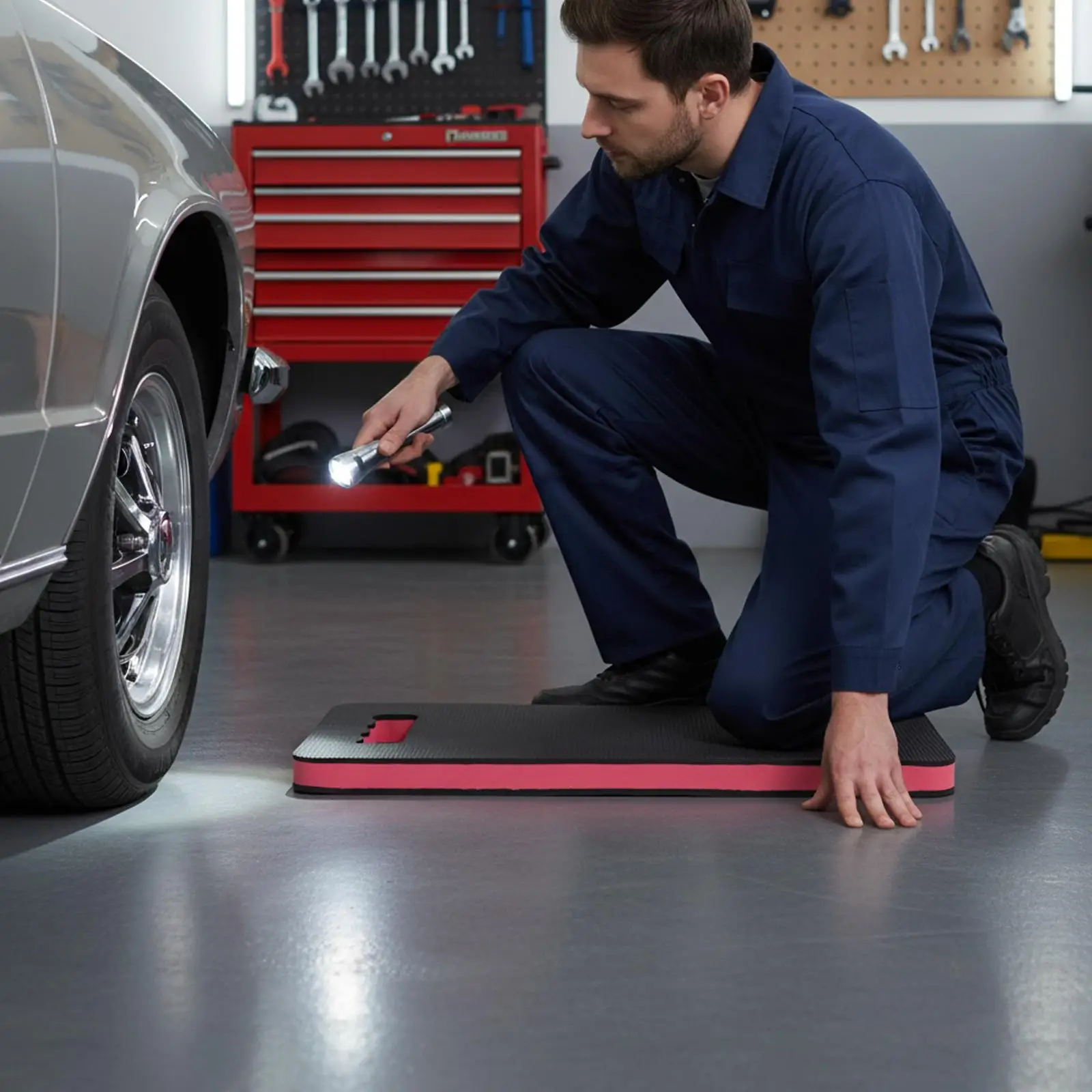 Garden Kneeling Pad PEVA Knee Mat Cushion Ergonomic Comfort Kneeler Floor Chair for Workshop Mechanic Work
Garden Kneeling Pad PEVA Knee Mat Cushion Ergonomic Comfort Kneeler Floor Chair for Workshop Mechanic Work