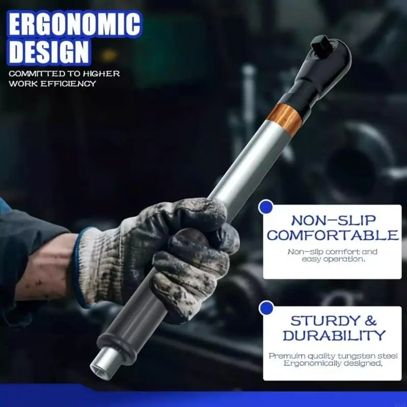 Professional Ratchet Wrench Electric Equipment Suitable Extended Bar High Power Output Comfortable Rustproof Metal KXRE
Professional Ratchet Wrench Electric Equipment Suitable Extended Bar High Power Output Comfortable Rustproof Metal KXRE
