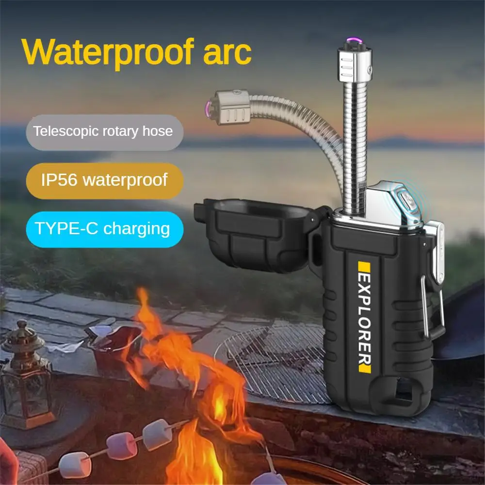 Водонепроницаемая зажигалка USB Tape-C, дуговая плазменная зажигалка, вращение на 360°, зажигание, ветрозащитная зажигалка для кемпинга, курения
Водонепроницаемая зажигалка USB Tape-C, дуговая плазменная зажигалка, вращение на 360°, зажигание, ветрозащитная зажигалка для кемпинга, курения