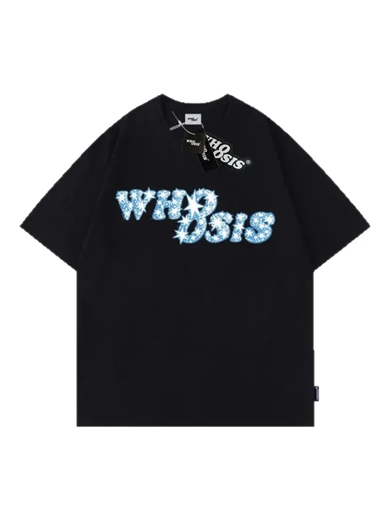 Motorcycle High Street Star Print Men and Women Couple Casual Loose Heavyweight Pure Cotton Breathable Short-Sleeved Trendy
Motorcycle High Street Star Print Men and Women Couple Casual Loose Heavyweight Pure Cotton Breathable Short-Sleeved Trendy