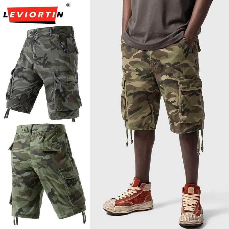Hip Hop Mens Camo Shorts Pants Summer Multi Pocket Camouflage Patchwork Retro High Street Male Wide Leg Five Point Cargo Pants
Hip Hop Mens Camo Shorts Pants Summer Multi Pocket Camouflage Patchwork Retro High Street Male Wide Leg Five Point Cargo Pants