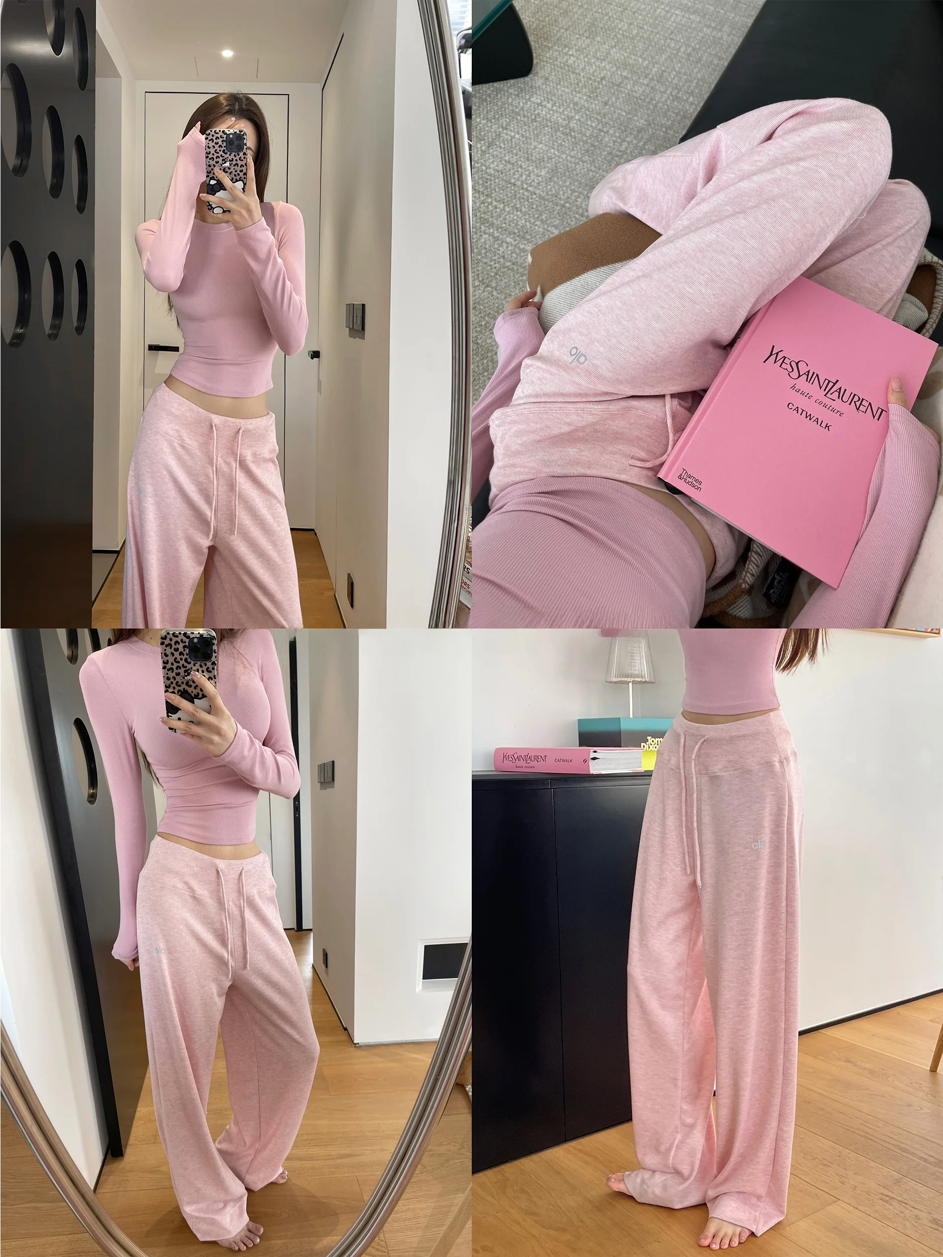 High Waist Wide Leg Loose Fit Casual Pants Women's Draping Sensation Floor Length Pants Lazy Style Sporty Trousers
High Waist Wide Leg Loose Fit Casual Pants Women's Draping Sensation Floor Length Pants Lazy Style Sporty Trousers