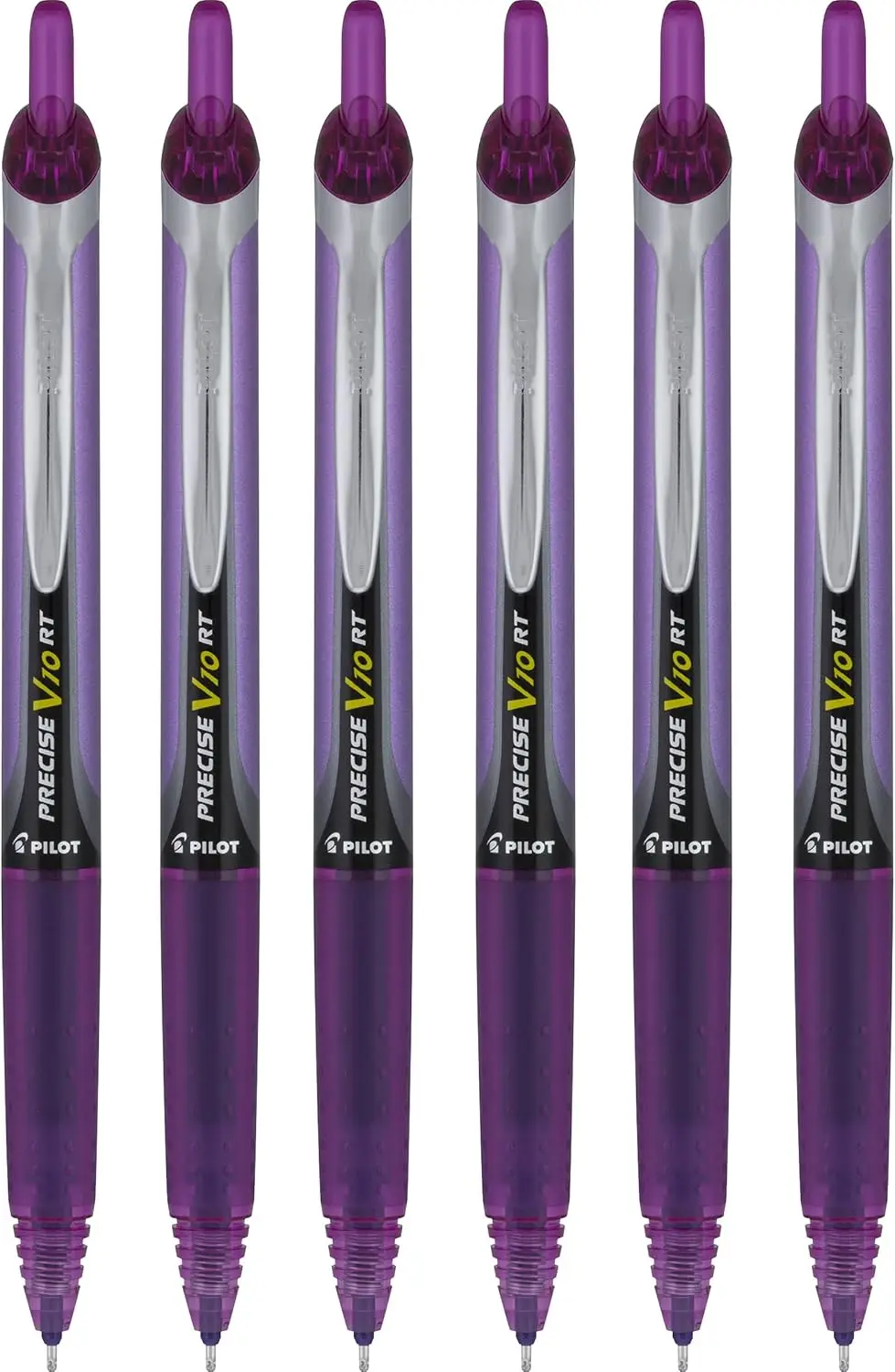 Retractable Rollerball Pens Bold Point 1.0mm Purple Ink for Writing Office School Supplies 6 Pack
Retractable Rollerball Pens Bold Point 1.0mm Purple Ink for Writing Office School Supplies 6 Pack