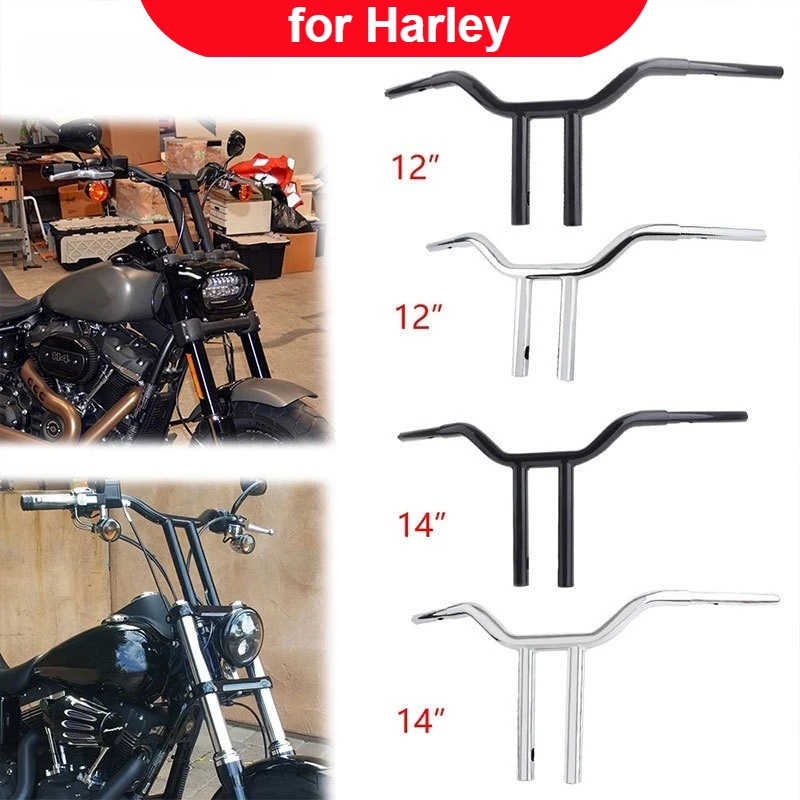 22mm/25mm Motorcycle Vintage T-Bars Drag Handlebars 12" 14" Height for Harley Sportster XL883 XL1200 X48 Fat Boy Softail Dyna
22mm/25mm Motorcycle Vintage T-Bars Drag Handlebars 12" 14" Height for Harley Sportster XL883 XL1200 X48 Fat Boy Softail Dyna