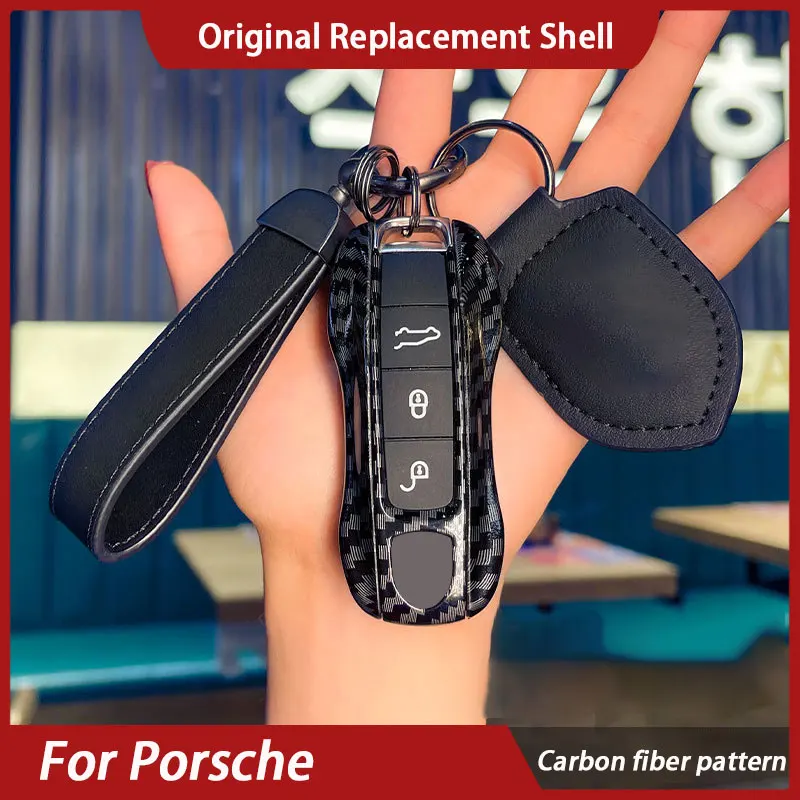 Carbon Fiber Pattern Car Smart Key Case Cover Bag Replacement For Porsche Panamera Cayenne Macan Boxster Cayman 718 911 Taycan
Carbon Fiber Pattern Car Smart Key Case Cover Bag Replacement For Porsche Panamera Cayenne Macan Boxster Cayman 718 911 Taycan