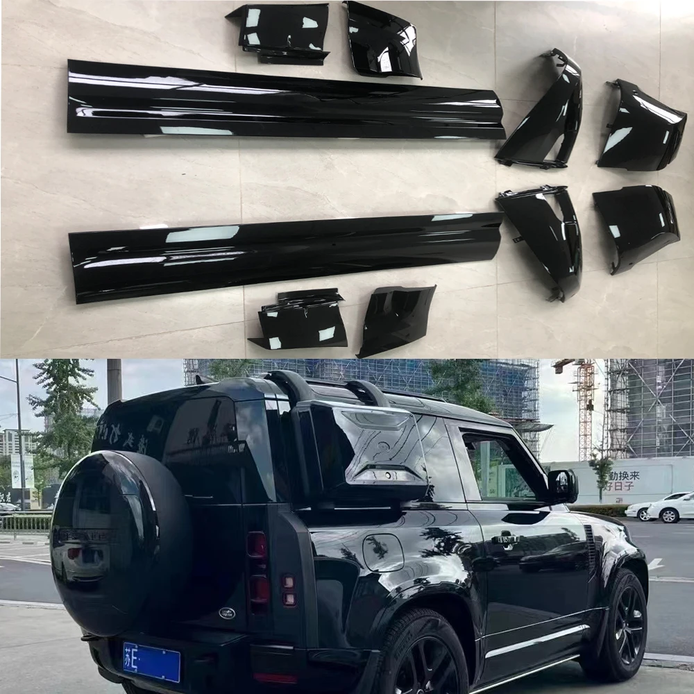 10Pcs Fits for Land Rover Defender 90 2020 2021 2022 2023 Side Skirt Door Panel Replacement Gloss Black
10Pcs Fits for Land Rover Defender 90 2020 2021 2022 2023 Side Skirt Door Panel Replacement Gloss Black