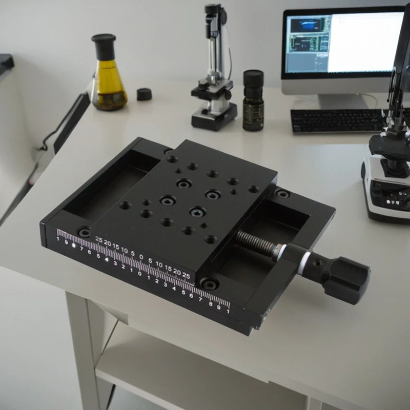 NT114TM50L Прецизионный столик ручного перевода по оси X, микроскользящий столик, оптический горизонтальный столик перемещения, вращающийся столик
NT114TM50L Прецизионный столик ручного перевода по оси X, микроскользящий столик, оптический горизонтальный столик перемещения, вращающийся столик