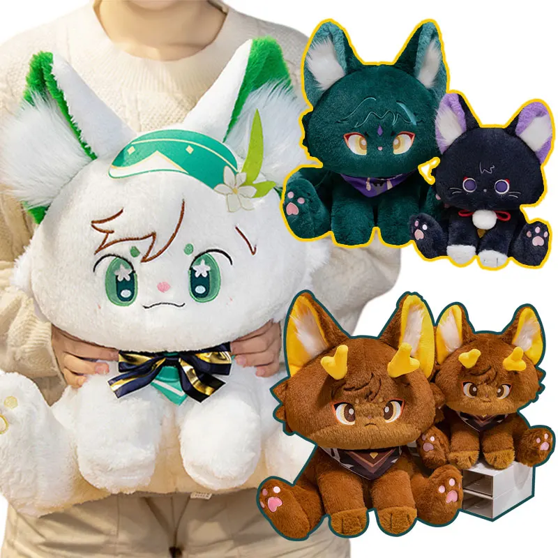 1Pc 32/44CM Kawaii Genshin Impact Cat Peluche Toy Lovely Zhongli Tartaglia Cat Xiao Furina Scaramouche Venti Cat Creative Gift
1Pc 32/44CM Kawaii Genshin Impact Cat Peluche Toy Lovely Zhongli Tartaglia Cat Xiao Furina Scaramouche Venti Cat Creative Gift