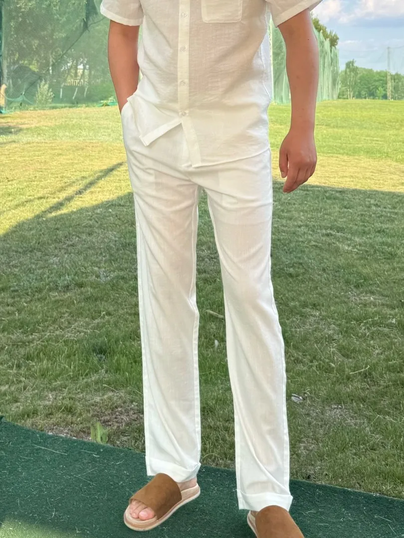 Summer Thin High Quality Casual Pants Men's Slim Straight Leg Elastic Lightweight Versatile Long Trousers Polyester Fiber
Summer Thin High Quality Casual Pants Men's Slim Straight Leg Elastic Lightweight Versatile Long Trousers Polyester Fiber