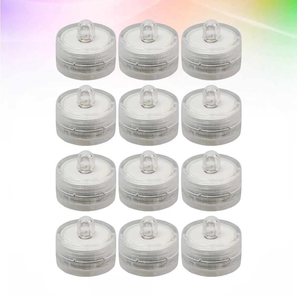 12Pcs LED Waterproof Light Round Submersible Tea Light for Pool Wedding Party Fish Tank Decor Lamp LED Waterproof Lamp
12Pcs LED Waterproof Light Round Submersible Tea Light for Pool Wedding Party Fish Tank Decor Lamp LED Waterproof Lamp