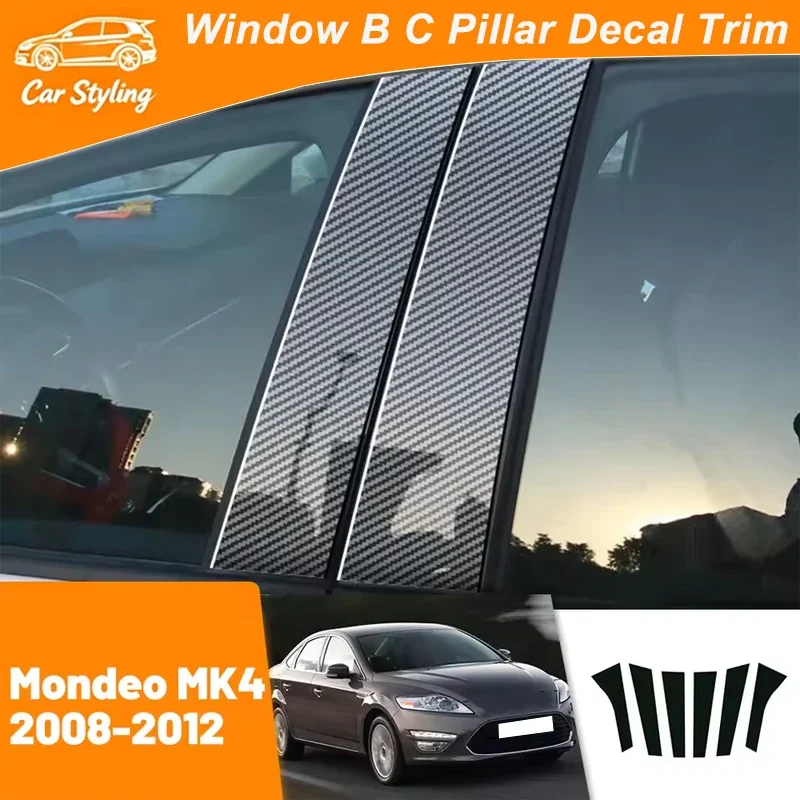 For Ford Mondeo MK4 2008-2012 2009 2010 2011 Carbon Fiber Window Door Column Deal B C Pillar Post Cover Trim Sticker
For Ford Mondeo MK4 2008-2012 2009 2010 2011 Carbon Fiber Window Door Column Deal B C Pillar Post Cover Trim Sticker