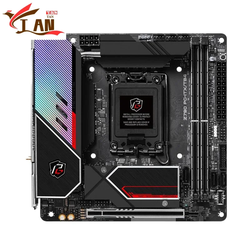 For Asrock Z790 PG-ITX/TB4 Motherboard 96GB HDMI PCI-E5.0 M.2 LGA 1700 DDR5 Mini-ITX 17*17 Z790 Mainboard 100% Tested Fully Work
For Asrock Z790 PG-ITX/TB4 Motherboard 96GB HDMI PCI-E5.0 M.2 LGA 1700 DDR5 Mini-ITX 17*17 Z790 Mainboard 100% Tested Fully Work