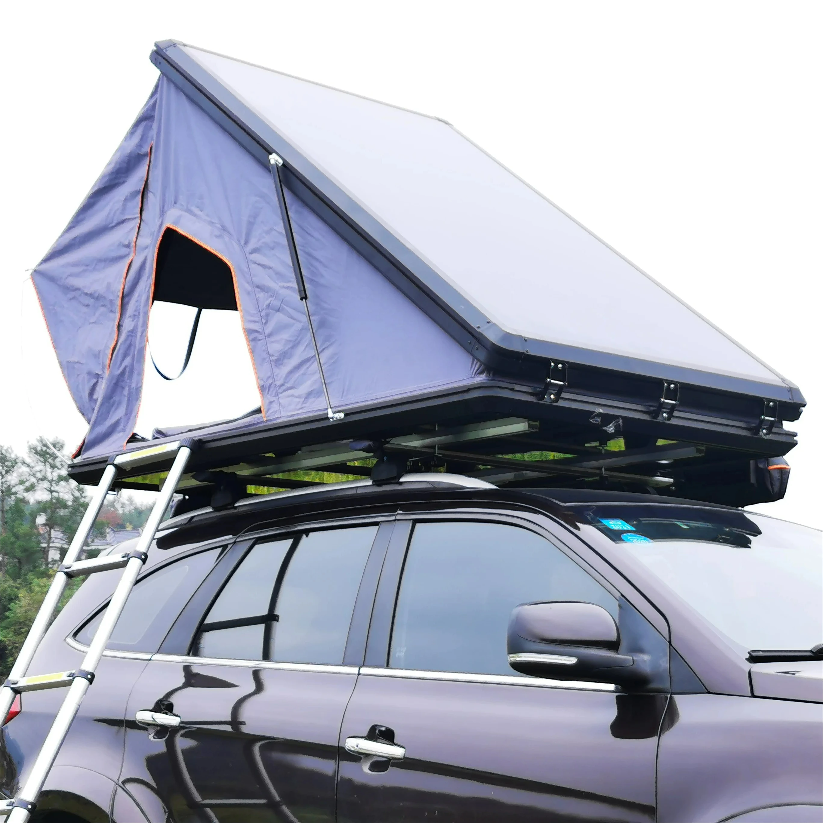 Outdoor Recreation Hard Shell Car Camping Triangle Roof Top Tent Aluminum Straight Bracing Type for Car Camping
Outdoor Recreation Hard Shell Car Camping Triangle Roof Top Tent Aluminum Straight Bracing Type for Car Camping