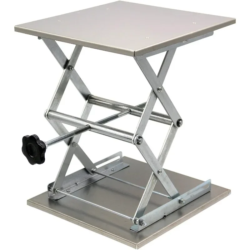 12 x 12 Inch Stainless Steel Lab Jack Lift Table Scissor Stand Platform Max. Height 18 Inch Load 25kg/55lbs
12 x 12 Inch Stainless Steel Lab Jack Lift Table Scissor Stand Platform Max. Height 18 Inch Load 25kg/55lbs