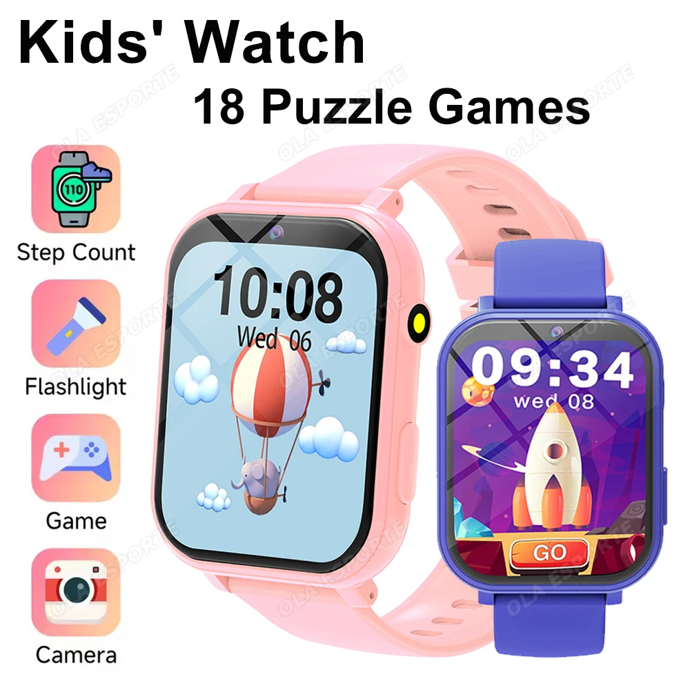 New Children Gaming Watch Low Power Consumption 18 Puzzle Games Camera Calculator Alarm Clock Pedometer Flashlight Kids' Watch
New Children Gaming Watch Low Power Consumption 18 Puzzle Games Camera Calculator Alarm Clock Pedometer Flashlight Kids' Watch