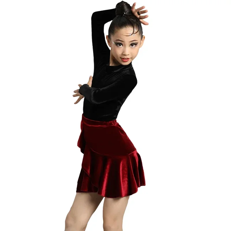 Rumba Samba Latin Dance Practice Wear Girls Velvet Samba Cha Cha Tango Latin Dance Dress Performance Clothes Contest
Rumba Samba Latin Dance Practice Wear Girls Velvet Samba Cha Cha Tango Latin Dance Dress Performance Clothes Contest