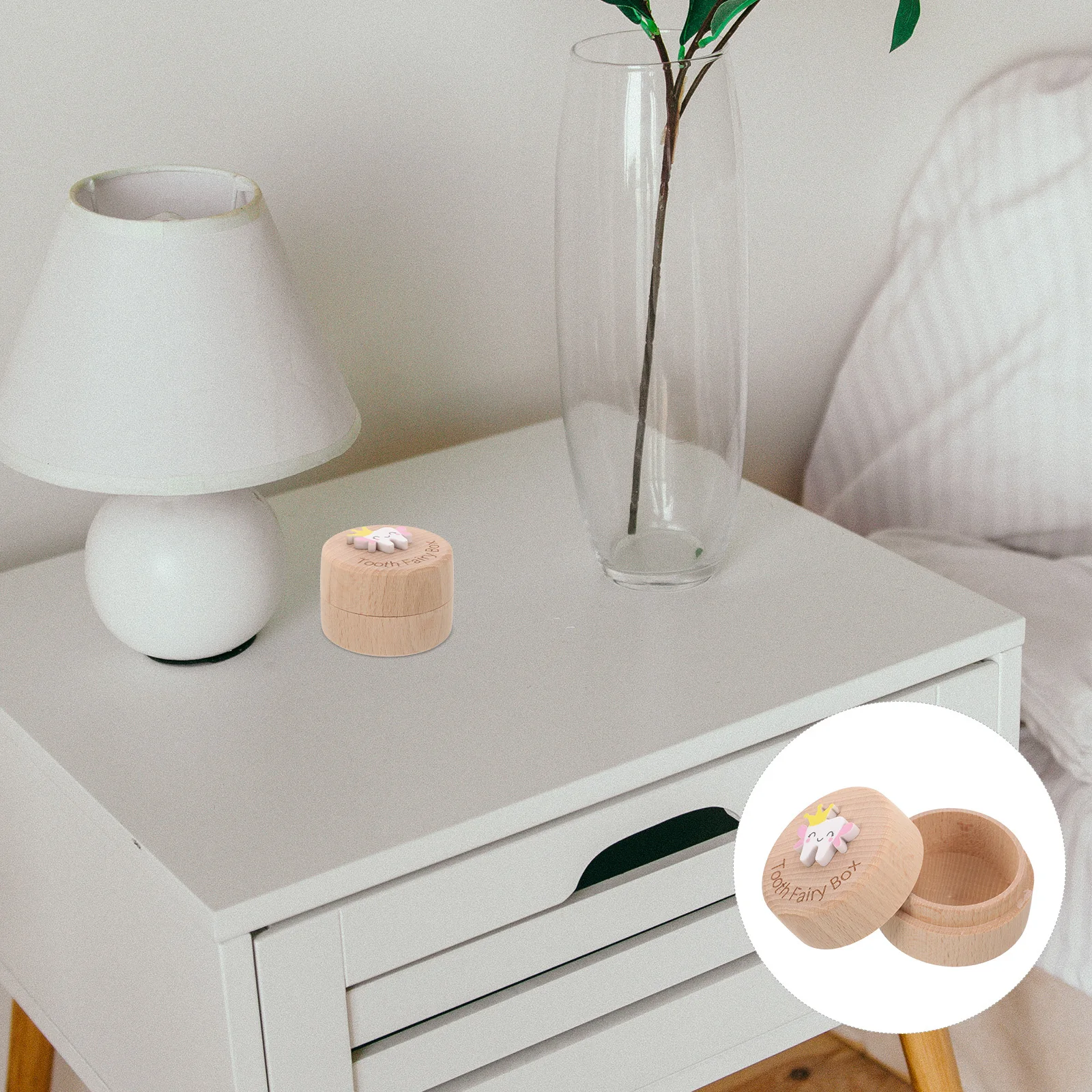 Baby Tooth Keepsake Box Lightweight Wooden Cartoon Pattern Kid Lost Tooth Holder Portable Organizer Kids Teeth Storage Container
Baby Tooth Keepsake Box Lightweight Wooden Cartoon Pattern Kid Lost Tooth Holder Portable Organizer Kids Teeth Storage Container