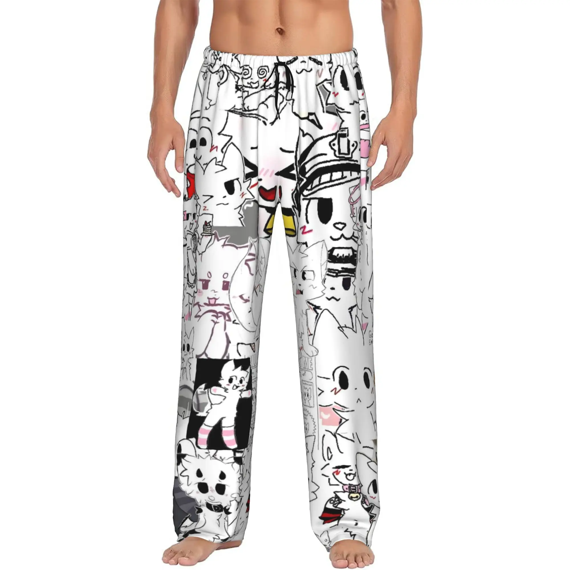 Custom Boykisser Silly Cat Pajama Pants Men's Cute Cartoon Lounge Sleep Stretch Sleepwear Bottoms with Pockets
Custom Boykisser Silly Cat Pajama Pants Men's Cute Cartoon Lounge Sleep Stretch Sleepwear Bottoms with Pockets