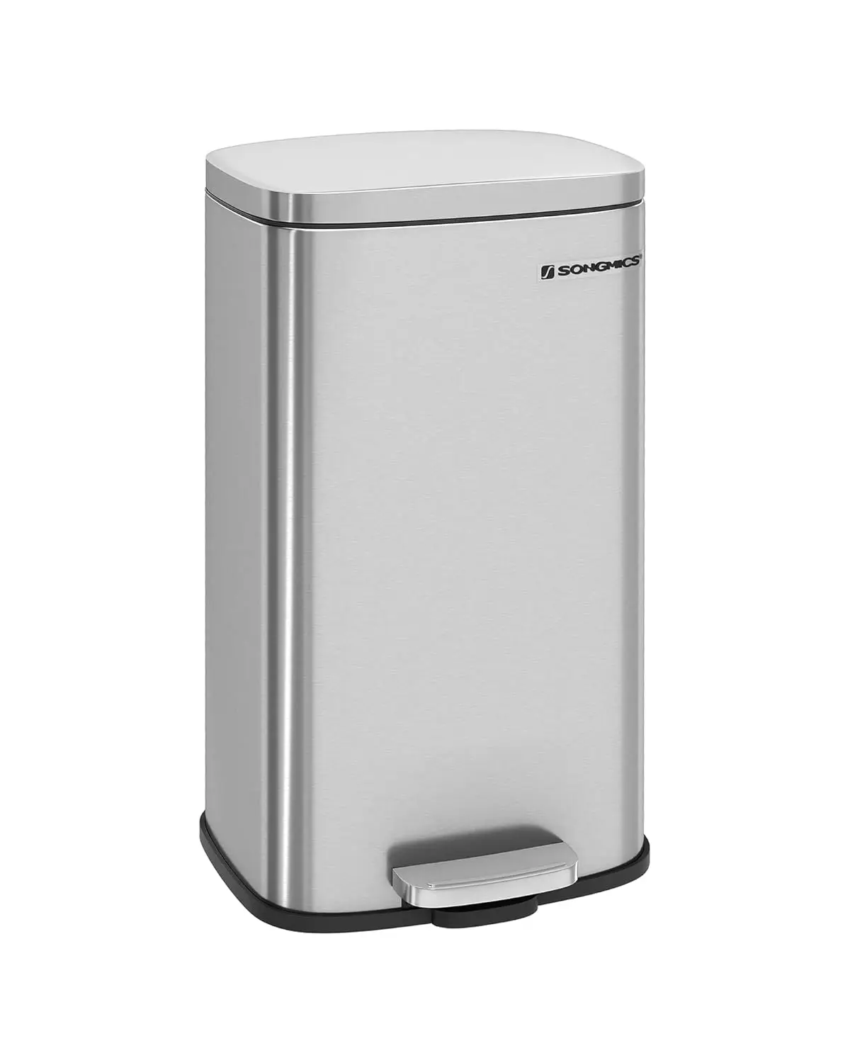 8 Gal Stainless Steel Step Trash Can, Soft Close Lid, Slim Kitchen Waste Bin with Inner Bucket, Silver
8 Gal Stainless Steel Step Trash Can, Soft Close Lid, Slim Kitchen Waste Bin with Inner Bucket, Silver