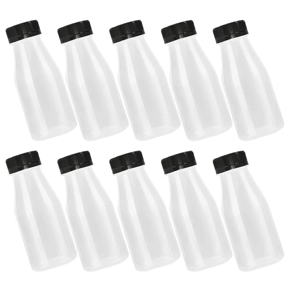 10pcs Empty Juice Bottles With Lids Beverage Containers Yogurt Storage Bottles Reusable Drink Milk Storage Kitchen Accessories 
10pcs Empty Juice Bottles With Lids Beverage Containers Yogurt Storage Bottles Reusable Drink Milk Storage Kitchen Accessories
