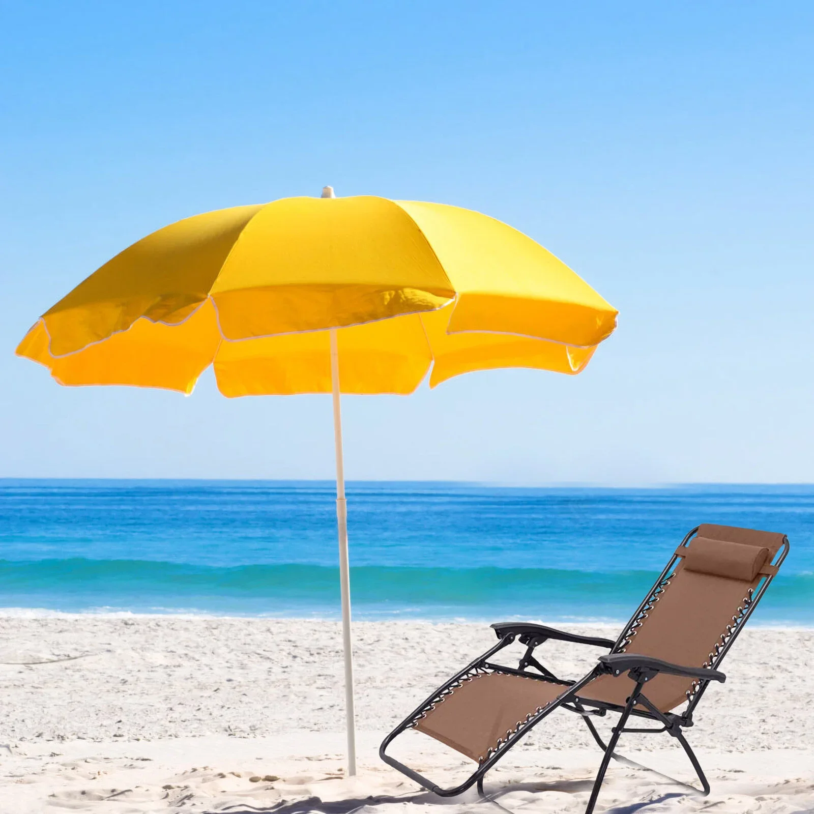 Fold Lounge Chair Outdoor Recliner Replacement Canvas Camping Useful Caravan 160X43cm Accessory Coffee Polyester Exquisite 
Fold Lounge Chair Outdoor Recliner Replacement Canvas Camping Useful Caravan 160X43cm Accessory Coffee Polyester Exquisite