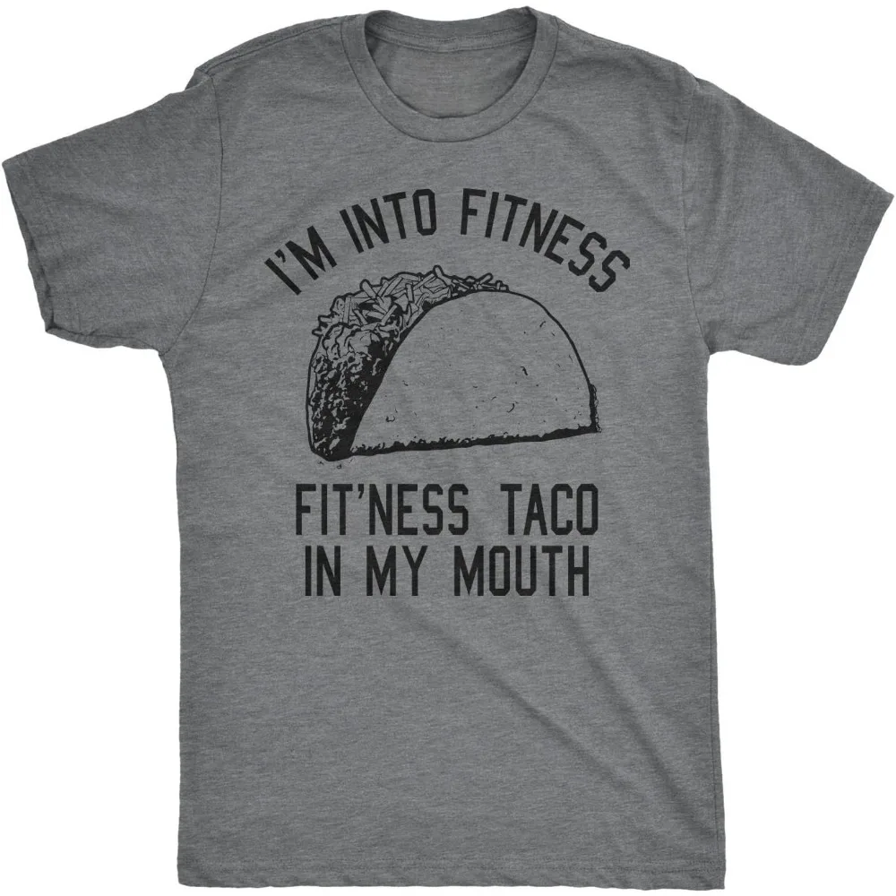 I'M INTO FITNESS FIT'NESS TACO IN MY MOUTH Mens Graphic Funny T Shirt Humor Novelty TShirt 100% Cotton Short Sleeves T-shirt
I'M INTO FITNESS FIT'NESS TACO IN MY MOUTH Mens Graphic Funny T Shirt Humor Novelty TShirt 100% Cotton Short Sleeves T-shirt