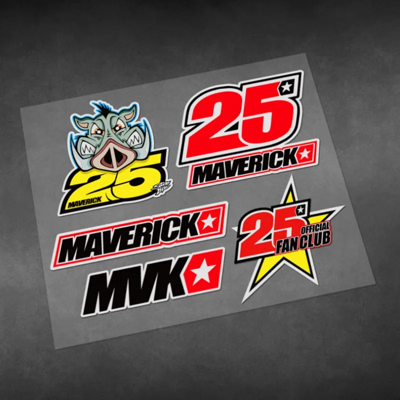 MotoGP Racing Drivers Decal Wild Boar 25 Logo Sticker Motorcycle Helmet Body Reflective Waterproof Pegatinas Waterproof Sunproof
MotoGP Racing Drivers Decal Wild Boar 25 Logo Sticker Motorcycle Helmet Body Reflective Waterproof Pegatinas Waterproof Sunproof