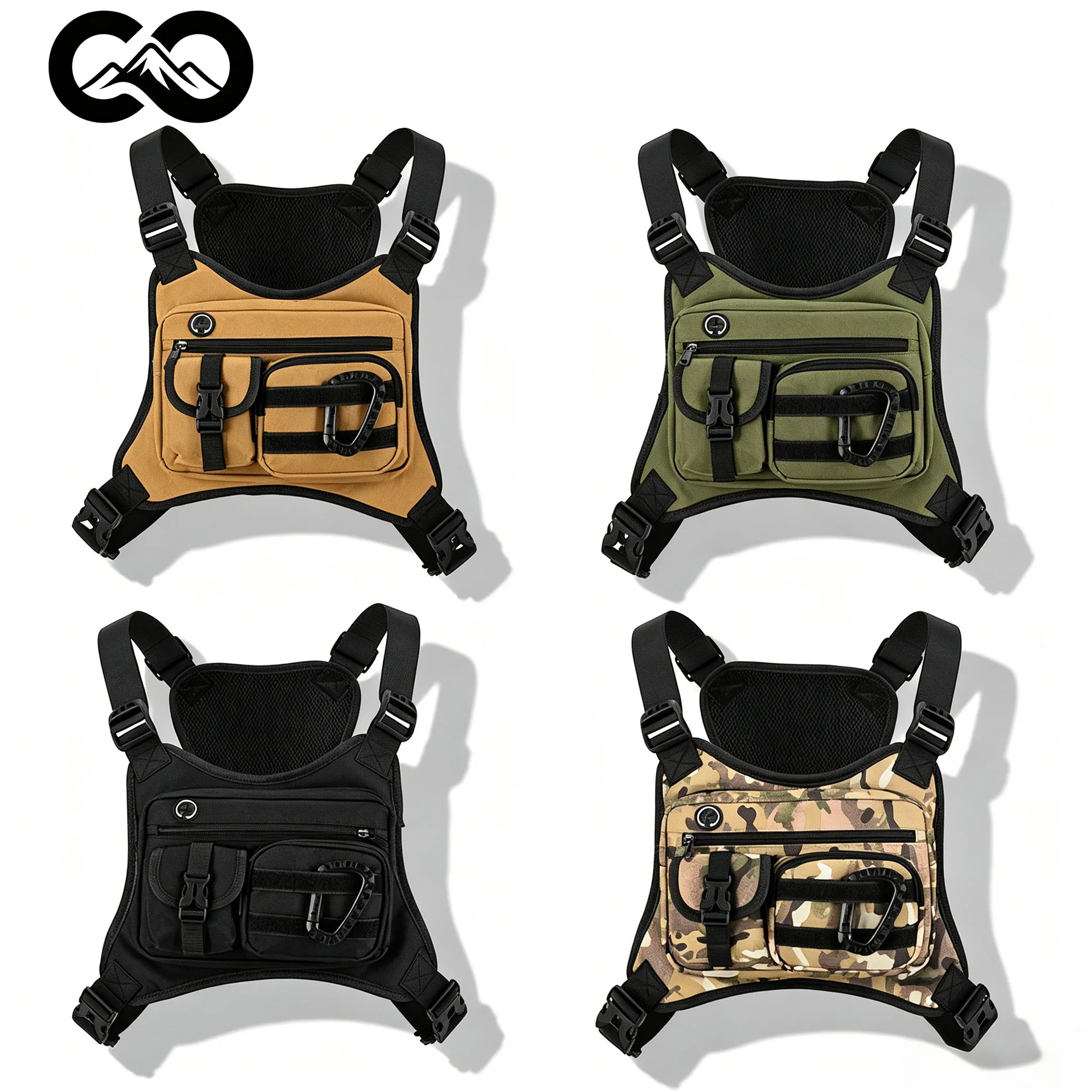 Outdoor Multi-Functional Vest Bag Waterproof Wear-resistant Hanging Bags Camouflage Tactical Backpack Chest Bag Hunting Fishing
Outdoor Multi-Functional Vest Bag Waterproof Wear-resistant Hanging Bags Camouflage Tactical Backpack Chest Bag Hunting Fishing