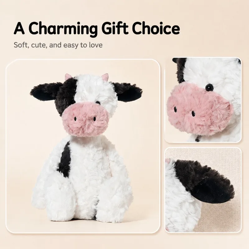 Cute Dairy Cow Plush Toy Soft Stuffed Animal Kawaii Cow Plushie for Kids Birthday Gift Bedroom Decor
Cute Dairy Cow Plush Toy Soft Stuffed Animal Kawaii Cow Plushie for Kids Birthday Gift Bedroom Decor