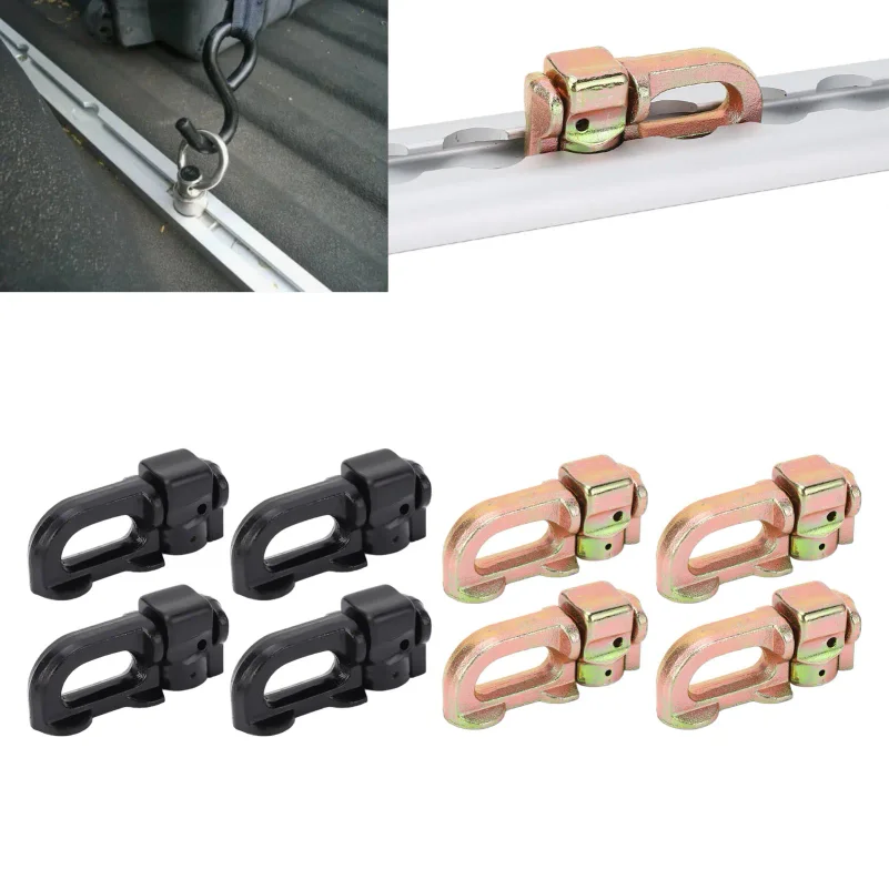 4Pcs L Track Double Stud Tie Down Fitting Carbon Steel L Track Rail Double Stud Fitting for Truck Bed Trailer Cargo Control
4Pcs L Track Double Stud Tie Down Fitting Carbon Steel L Track Rail Double Stud Fitting for Truck Bed Trailer Cargo Control