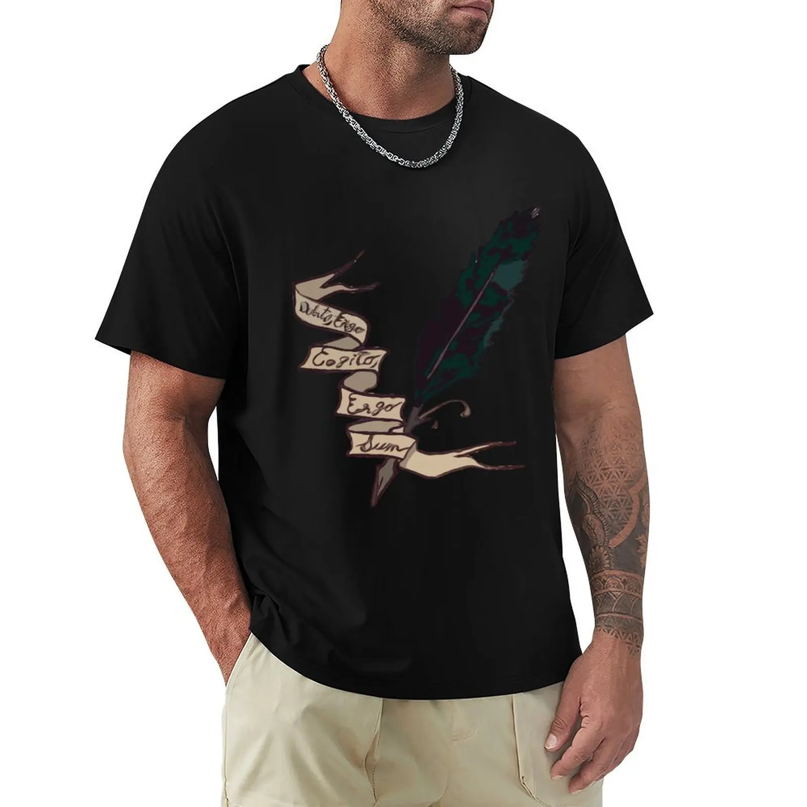 Dubito, ergo cogito, ergo sum T-Shirt essential t shirt funny shirt cotton graphic tee shirt mens t shirts
Dubito, ergo cogito, ergo sum T-Shirt essential t shirt funny shirt cotton graphic tee shirt mens t shirts