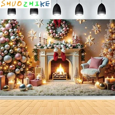 Christmas Day New Year Party Photography Backdrops Prop Window Living Room Interior Xmas Tree Snow Theme Photo Background FN-16
Christmas Day New Year Party Photography Backdrops Prop Window Living Room Interior Xmas Tree Snow Theme Photo Background FN-16