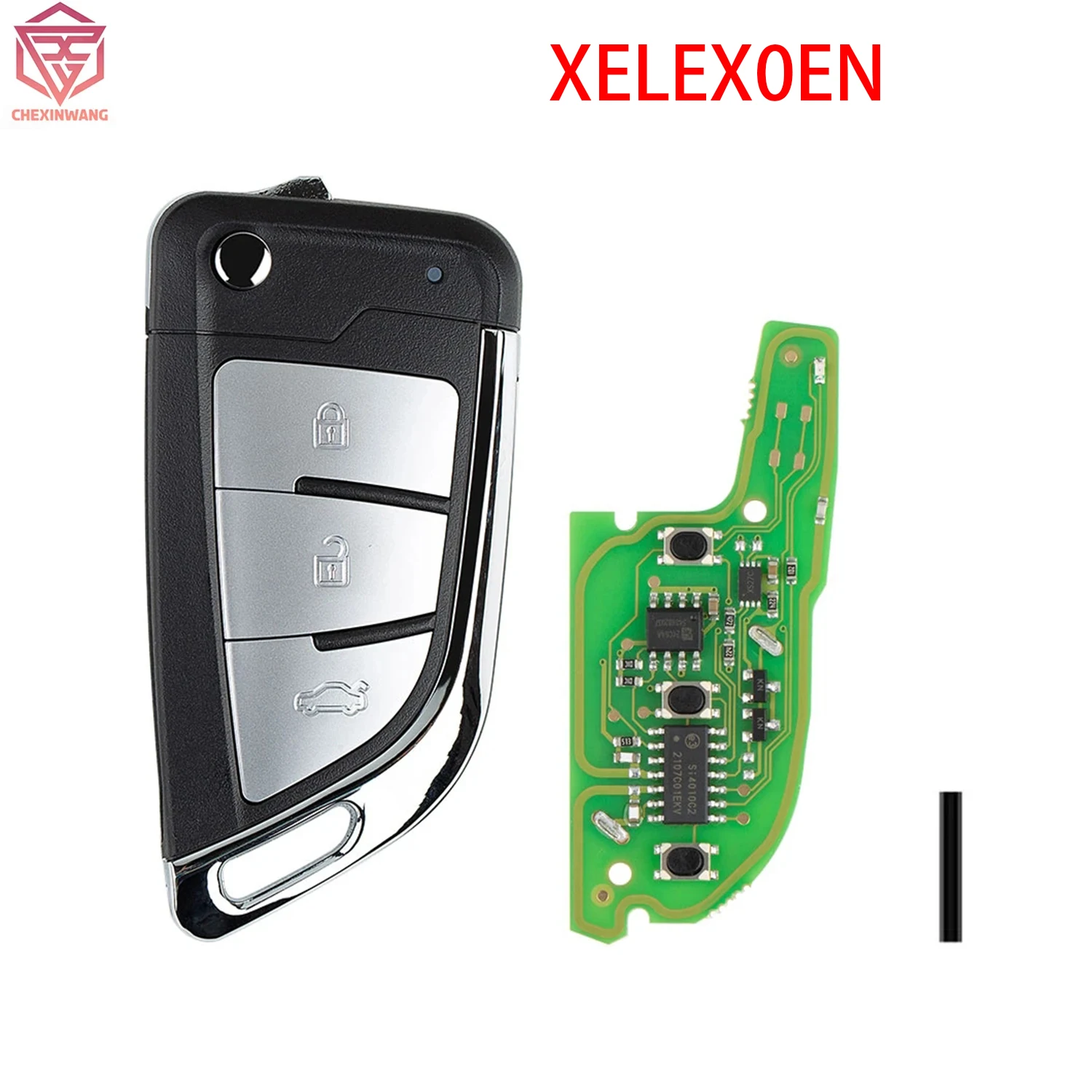 Xhorse XELEX0EN Super Remote Flip 3 Buttons for Toyota/Lexus Type with Super Chip Work for VVDI2 /VVDI MINI Key Tool Max
Xhorse XELEX0EN Super Remote Flip 3 Buttons for Toyota/Lexus Type with Super Chip Work for VVDI2 /VVDI MINI Key Tool Max