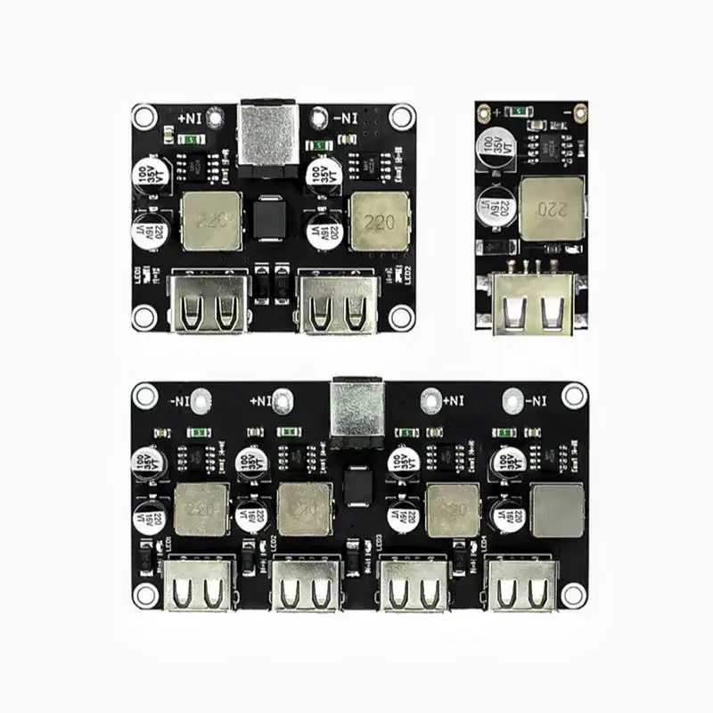 QC3.0 QC2.0 USB DC-DC Buck Converter Charging Step Down Module 6-32V 9V 12V 24V to Fast Quick Charger Circuit Board 5V
QC3.0 QC2.0 USB DC-DC Buck Converter Charging Step Down Module 6-32V 9V 12V 24V to Fast Quick Charger Circuit Board 5V