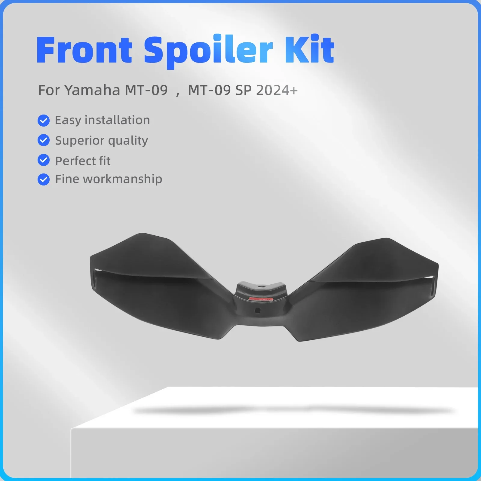 Alerón aerodinámico delantero para motocicleta, Winglets laterales, Deflector de aire, alerón de ala fija, carenado para YAMAHA
Alerón aerodinámico delantero para motocicleta, Winglets laterales, Deflector de aire, alerón de ala fija, carenado para YAMAHA