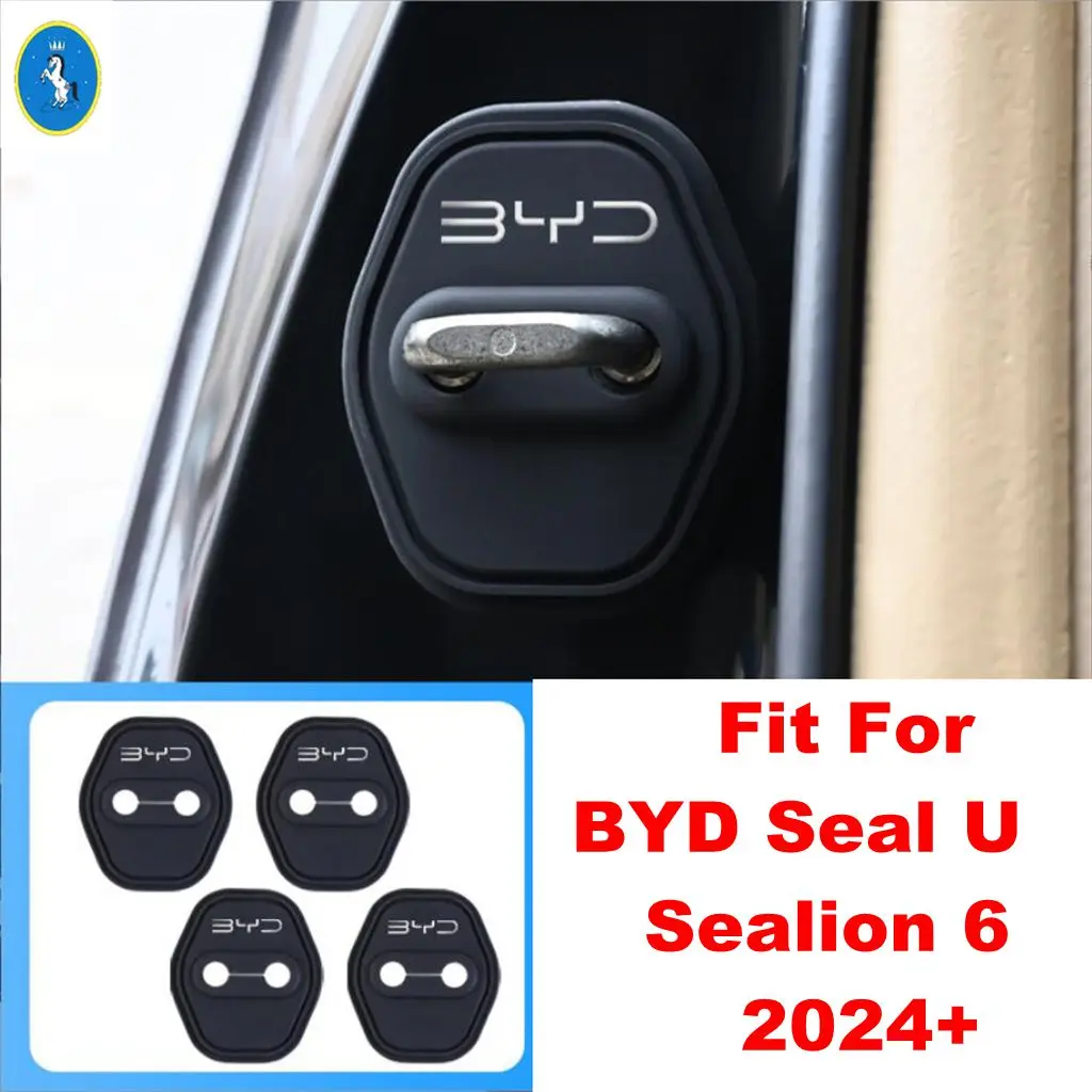 Door Mute Damping Cushion Silicone Door Lock Buckle Car Door Anti-collision Protective Cover For BYD Seal U Sealion 6 2024 2025
Door Mute Damping Cushion Silicone Door Lock Buckle Car Door Anti-collision Protective Cover For BYD Seal U Sealion 6 2024 2025