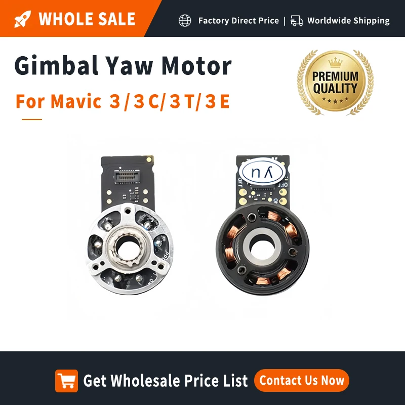 Wholesale Pre-Tested 10PCS/Lot Yaw Motor for DJI Mavic 3/3C/3T/3E Gimbal Shaft Replacement Repair Spare Parts Aluminum Alloy
Wholesale Pre-Tested 10PCS/Lot Yaw Motor for DJI Mavic 3/3C/3T/3E Gimbal Shaft Replacement Repair Spare Parts Aluminum Alloy