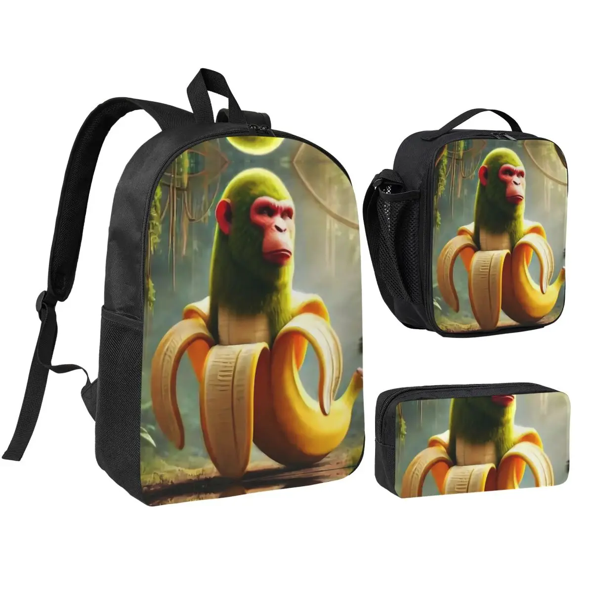 Chimpanzini Bananini Brainrot Meme 3pecs/set Backpack for Student Italian Brainrot Daypack Lunch bag Pencil Case
Chimpanzini Bananini Brainrot Meme 3pecs/set Backpack for Student Italian Brainrot Daypack Lunch bag Pencil Case