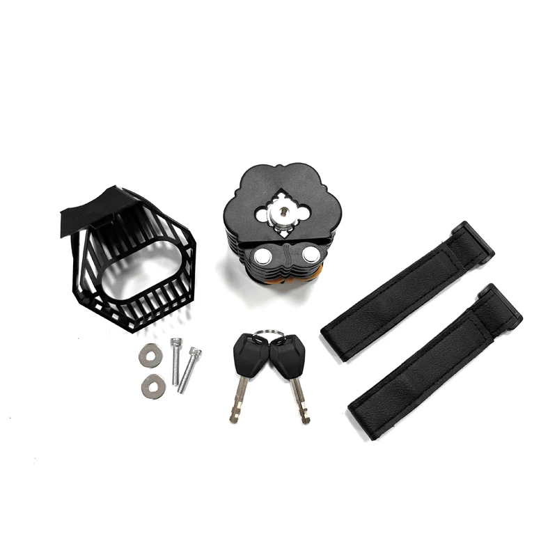 Mini Electric Bicycle Lock 2 Keys 78cm Foldable Security Device Anti-Drop Durable Steel Alloy ABS Biking Motorcycle Security
Mini Electric Bicycle Lock 2 Keys 78cm Foldable Security Device Anti-Drop Durable Steel Alloy ABS Biking Motorcycle Security