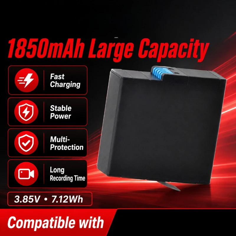 3.85v 1850mAh ACE/ACE Pro Battery Suitable for Insta360 Ace/Ace Pro ACE Long Endurance Digital Stable Battery
3.85v 1850mAh ACE/ACE Pro Battery Suitable for Insta360 Ace/Ace Pro ACE Long Endurance Digital Stable Battery