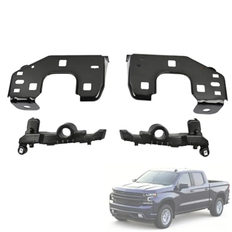Front bumper Mounting Bracket and Guide Bracket Kit Fit for Chevrolet Silverado 2022-2024 Fit for GMC Sierra 2019-2024 Replace
Front bumper Mounting Bracket and Guide Bracket Kit Fit for Chevrolet Silverado 2022-2024 Fit for GMC Sierra 2019-2024 Replace