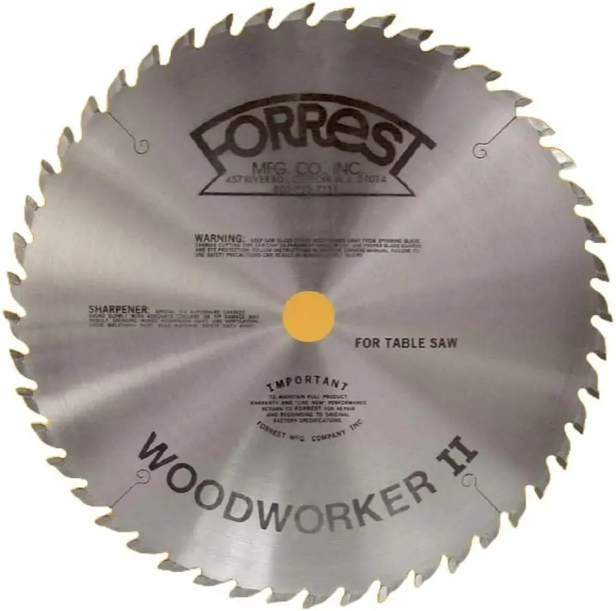 Saw Blade 10-Inch 40 Tooth ATB .125 Kerf with 5/8-Inch Arbor for Table Saws
Saw Blade 10-Inch 40 Tooth ATB .125 Kerf with 5/8-Inch Arbor for Table Saws