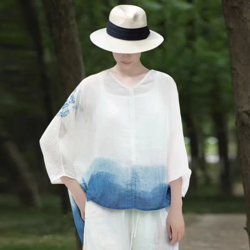 Свободная женская летняя футболка irt Batwing Sve Botanical Dye Silk Top Drifting Ink Свободная женская футболка с v-образным вырезом из смеси хлопка
Свободная женская летняя футболка irt Batwing Sve Botanical Dye Silk Top Drifting Ink Свободная женская футболка с v-образным вырезом из смеси хлопка