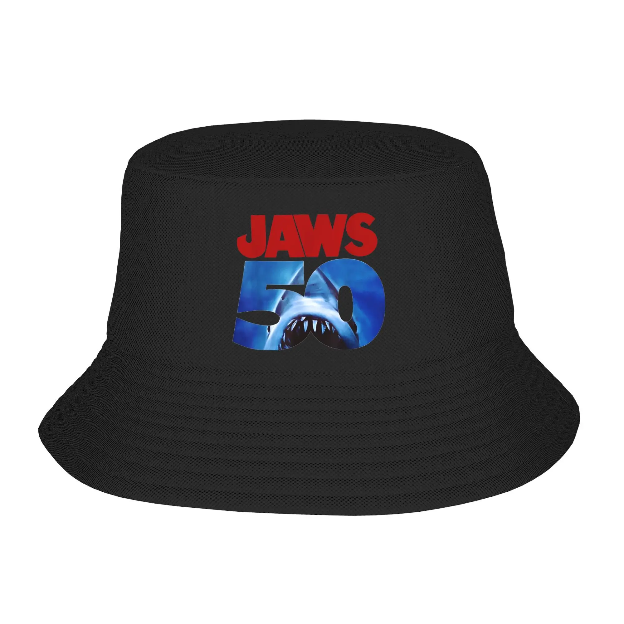 Unisex Jaws 50th Anniversary Logo Movie Bucket Hat Foldable Fisherman s Summer Korean Beach Travel Cap Hawaii Design Sun
Unisex Jaws 50th Anniversary Logo Movie Bucket Hat Foldable Fisherman s Summer Korean Beach Travel Cap Hawaii Design Sun
