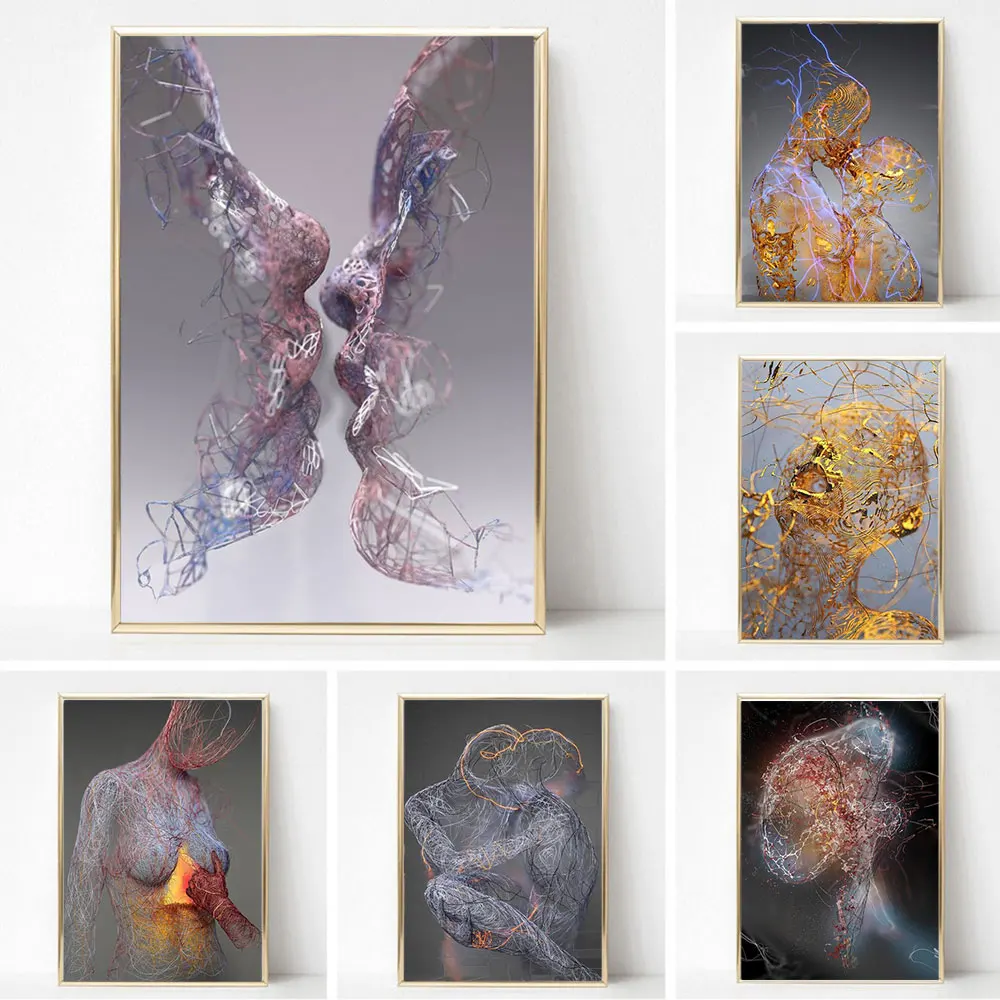 Abstract Metal Figure Statue Canvas Painting Poster and Prints Golden Portrait Sculpture Wall Picture for Living Room Home Decor
Abstract Metal Figure Statue Canvas Painting Poster and Prints Golden Portrait Sculpture Wall Picture for Living Room Home Decor