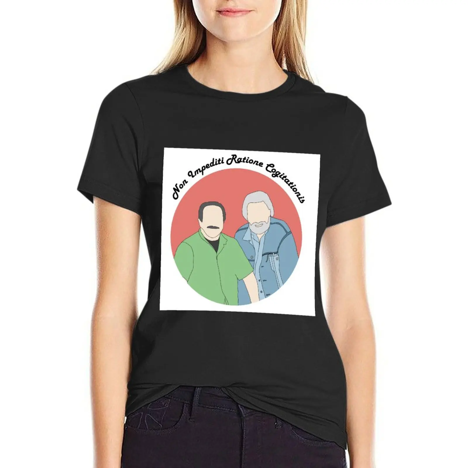 Car Talk - Non Impediti Ratione Cogitationis T-Shirt Female clothing vintage clothes quick drying workout t shirts for Women
Car Talk - Non Impediti Ratione Cogitationis T-Shirt Female clothing vintage clothes quick drying workout t shirts for Women