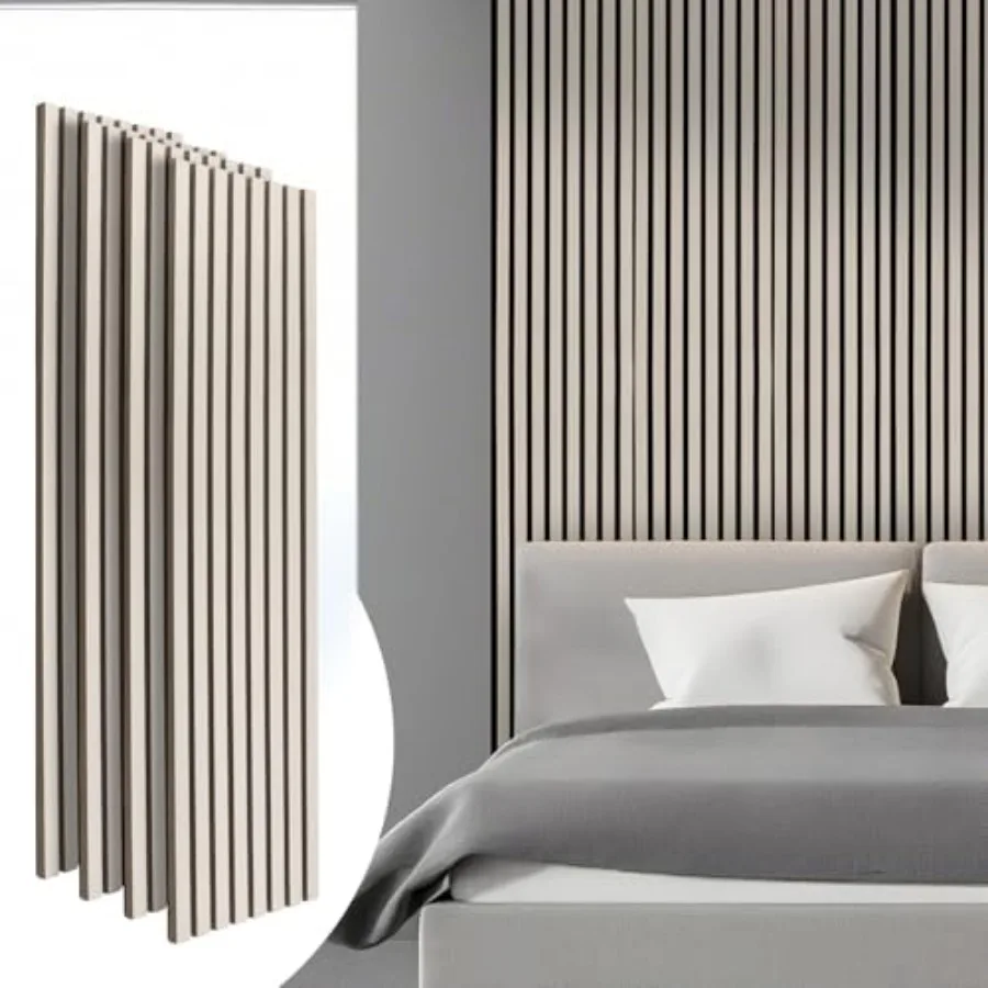 4-Pack 47.2 * 12.6 Inch Modern Acoustic Wood Wall Panels Soundproof Wood Slat Panel for Interior Wall Decor 3D Fluted Sound Abs
4-Pack 47.2 * 12.6 Inch Modern Acoustic Wood Wall Panels Soundproof Wood Slat Panel for Interior Wall Decor 3D Fluted Sound Abs